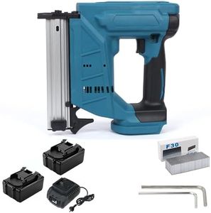 Brushless Cordless Brad Nailer Straight Finish Nail Gun with 0/1/2 Battery + 5000 Nail (1 Battery + 1 Charger)