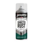 JENOLITE Directorust Spray Paint Satin Finish | HUNTER GREEN | 400ml | Direct To Rust Spray Paint For Metal | All-In-One Multi Surface Paint for Metal, Wood, Plastic, Ceramic | RAL 6028