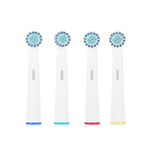 Kids Sensitive Brush Heads, Compatible with Oral-B Sensitive Clean Pro Health Stages Kids Toothbrush - Pack of 4