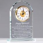 YWHL Retirement Clock Gifts for Women Men, Best Happy Retirement Plaque Gifts for Coworkers Boss, Going Away Gift for Retired Friends, Farewell Goodbye Presents Ideas for Teacher Doctor Nurses