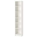 MARIAS KOMMERCE Engineered Wood Billy Bookcase, White 40x28x202 cm (15 3/4x11x79 1/2 ")