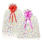 2 Pack Jumbo Plastic Gift Bags, 36× 56 inches Extra Large Gift Bag with Pull Bows, Giant Gift Bag for Presents, Birthday, Wedding