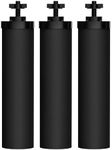 Waterdrop NSF/ANSI 42&372 Certified Water Filter, for Berkey® BB9-2® Black Filters, Berkey® Gravity Water Filter System and Waterdrop King Tank Series Travel, (Pack of 3)