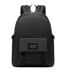 Joymoze Cute Backpack for Teen Girls Roomy Stylish School Bags Girl Backpack Purse Black