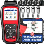 Autel MaxiTPMS TS508WF KIT TPMS Relearn Tool, 2025 Newest WiFi Ver. of TS508 TS501 TS408 w/ 4PCS 2-in-1 Press-in MX-Sensors[£120 Value], Activate All Sensors, Program MX-Sersors, Quick & Advance Mode