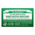 Dr. Bronner’s - Pure-Castile Bar Soap (Almond, 140g, 12-Pack)