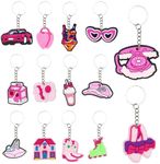 14 Pcs Barb_ie Keyring for Kids, Pi