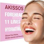 Forehead Wrinkle Patches - Akissos Silicone Reusable Face Tape for Wrinkles, Frown Lines, 11 Lines - Overnight Anti Wrinkle Patches Hydrating & Hypoallergenic, Silicone Face Patches for All Skin Types