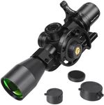 WestHunter Optics WHT 3-12X44 SFIR FFP Compact Scope, 1/10 Mil First Focal Plane Red Illumination Etched Glass Reticle, 30mm Tube Precision Scope Sight, with Picatinny Mount