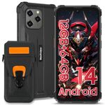 Blackview BV5300Pro Rugged Smartphone Android 14, 12GB+64GB/1TB, 6580mAh Battery, 6.1" HD+ Display, 3 Cards Slot, 13MP Waterproof Camera, P68&IP69K Outdoor Phones, 4G Dual SIM Unlocked,NFC/Face ID