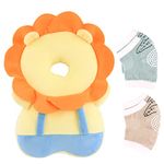 Baby Head Protector and Baby Knee Pads Adjustable Toddlers Baby Walker Head Protection Head Safety Pad Cushion Backpack Baby Head and Back Protection for Crawling and Walking Baby Boys Girls Gift