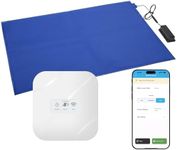 briidea WiFi Bed Alarms and Fall Prevention for Elderly with 20'' x 28'' Weight Sensing Bed Pad (Wireless Alarm Included), Instant Alert Notifications with App Control