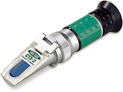 Vee Gee Scientific CTX-2 Handheld Refractometer, with Antifreeze/Coolant Scales, -50 to 32 degree F Freezing Point