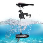 45 LBS Thrust Electric Outboard Trolling Motor 12V for small watercraft, such as fishing boats, dinghies, and inflatable boats