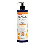 Dr Teal's Moisture Glow & Radiant Body Lotion with Vitamin C & Citrus Oil, 18 fl oz