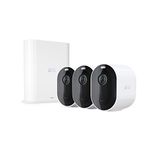 Arlo Pro 3 - Home Security Camera System | Wire-Free 2K Video with HDR, Color Night Vision, Spotlight, 160° View, 2-Way Audio, Siren | 3 Camera System