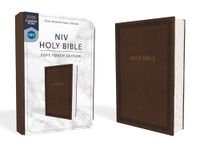 NIV, Holy Bible, Soft Touch Edition, Leathersoft, Brown, Comfort Print