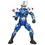 Power Rangers Lightning Collection Turbo Blue Senturion 6.6-inch in Scale 6-Inch Action Figure, Toys and Action Figures for Kids Ages 4 and Up