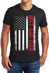 Best Dad Ever American Flag T-Shirt