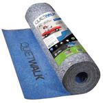MP Global Products Laminate Flooring Underlayment with Attached Vapor Barrier Offering Superior Sound Reduction, Compression Resistant and Moisture Protection, 100 sq. ft, Blue