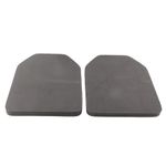 2Pcs Tactical Plate EVA Foam SAPI Plate for Tactical Vest Inner Liner Airsoft Paintball Vest Protection Back Protective Pad