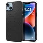 Spigen Case for iPhone 14 Case: Liquid Air [Shockproof], [Slim and Lightweight] for iPhone 14 Case - Matte Black