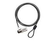 Targus DEFCON T-Lock Resettable Combo Cable Lock for Laptop Computer and Desktop Security (PA410U)