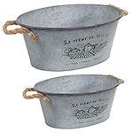 Large Galvanised Metal Wine Champagne Beer Bottle Ice Cooler Bucket Party Tub