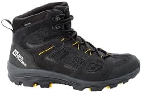 Jack Wolfskin Herren Vojo 3 Texapore Mid M Outdoorschuhe, Black Burly Yellow Xt, 44 EU