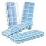 DOQAUS Ice Cube Trays 4 Pack, Easy-