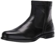 Mens Leather Zip Dress Boots