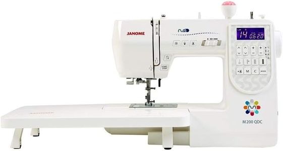 Janome M200 QDC Computerised Sewing Machine – Extra Wide Table & Bonus Pack
