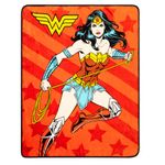 Wonder Woman Bedding Super Soft Micro Raschel Throw, 46 in x 60 in, (Official Licensed Product_ by Franco Collectibles