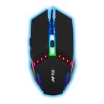 Ant Plus Ghost 20 Gaming Mouse Wired, Ergonomic Gamer Laptop PC USB Optical Computer Mice with RGB Backlit, 4 Adjustable DPI Up to 3600, 6 Programmable Buttons for Windows 7/8/10/XP Vista Linux -Black