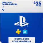 $25 PlayStation Store Gift Card - CANADA [Digital Code]