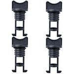 Zveniy 4 Pcs Nylon Kayak Drain Plug Kit Replacement Nylon Drain Plug Boat Drain Plugs Kit Thread Bung for Kayak Canoe Boat Dinghy