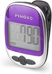 PINGKO Outdoor Multi-Function Portable Sport Pedometer Step/Distance/Calories/Counter - Purple