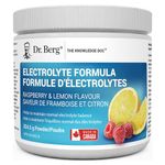 Dr. Berg Electrolytes Powder No Sugar - Enhanced w/ 1000 mg of Potassium & Real Sea Salt - Zero Sugar Electrolyte Powder - Raspberry & Lemon Flavor Hydration Powder Electrolytes - 50 Servings