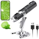SKYBASIC Wireless Digital Microscope,50X-1000X Magnification WiFi Portable Handheld Microscopes with Adjustable Stand HD USB Microscope Camera Compatible with iPhone Android iPad Windows Mac Computer