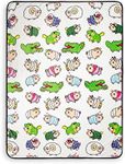 Monster Hunter Poogie Fleece Throw Blanket | Plush Soft Polyester Cover for Sofa and Bed, Cozy Home Decor Room Essentials | Fantasy Adventure Video Game Gifts for Adults, Teens | 45 x 60 Inches