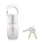 Godrej Locking Solutions and Systems Alloy Steel Pack of 1 Scorpio 3 Keys Padlock Silver (7394)