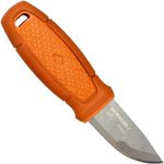 Morakniv Eldris Stainless Steel Fixed-Blade Pocket-Sized Knife with Neck Lanyard and Firestarter, Burnt Orange