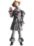 Rubie's Official Pennywise IT (2017 Movie), Adult Grand Heritage Super Deluxe Halloween Clown Costume, Mens Size Standard