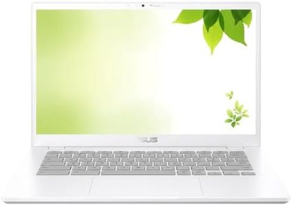 ASUS 2026 14" FHD IPS Touchscreen Chromebook Plus, Intel i3 Processor Up to 4.39GHz, 8GB DDR5, 256GB SSD, HDMI, Super-Fast WiFi, Chrome OS, Pastel White (Renewed)