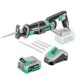 Litheli Reciprocating Saw Cordless, Powerful Hand Saw Kit with 20V 4.0 Ah Battery & Fast Charger, 0-3000 SPM with Tool-Free Blades Change, Lightweight for Wood & Metal Cutting.