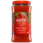Mutti Parma Pasta Sauce with Leccino Olives • Italian Tomatoes, 14.11 oz ℮ 400 g