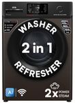 IFB 8 Kg 5 Star, DeepClean® Technology, AI Powered, WiFi, Fully Automatic Front Load Washing Machine (SENATOR MBN 8012 CMS, PowerSteam®, 9 Swirl, Steam Refresh, Inbuilt Heater, Eco Inverter, Mocha)