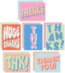 S&O Thank You Cards with Envelopes - Blank Thank You Cards for Handwritten Messages - Thank You Notes with Envelopes Set of 24 - Assorted Thank You Cards for Teachers with Color Envelopes