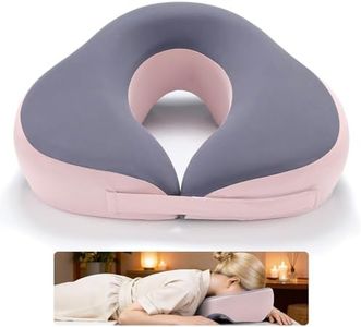 Avarstic Face Down Pillow for Sleeping & Eye Surgery Recovery – Bamboo Charcoal Memory Foam Prone Pillow with Adjustable Width & Triple Airflow Vents, Ergonomic Face Cradle for Vitrectomy, Massage
