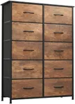 YITAHOME 10 Drawer Dresser - Fabric Storage Tower, Organizer Unit for Bedroom, Living Room, Hallway, Closets